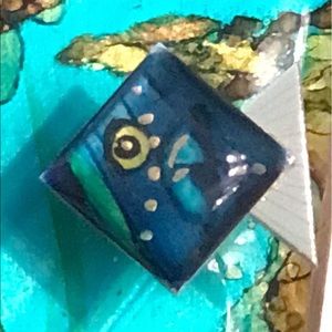 Exotic Fish in the ocean brooch necklace